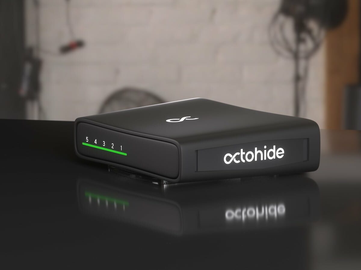 The Octohide VPN router protects the devices on your network