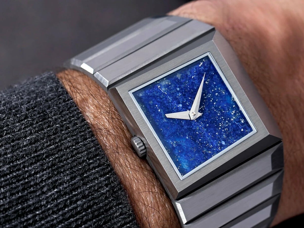 This brutalist wristwatch is beautifully unique