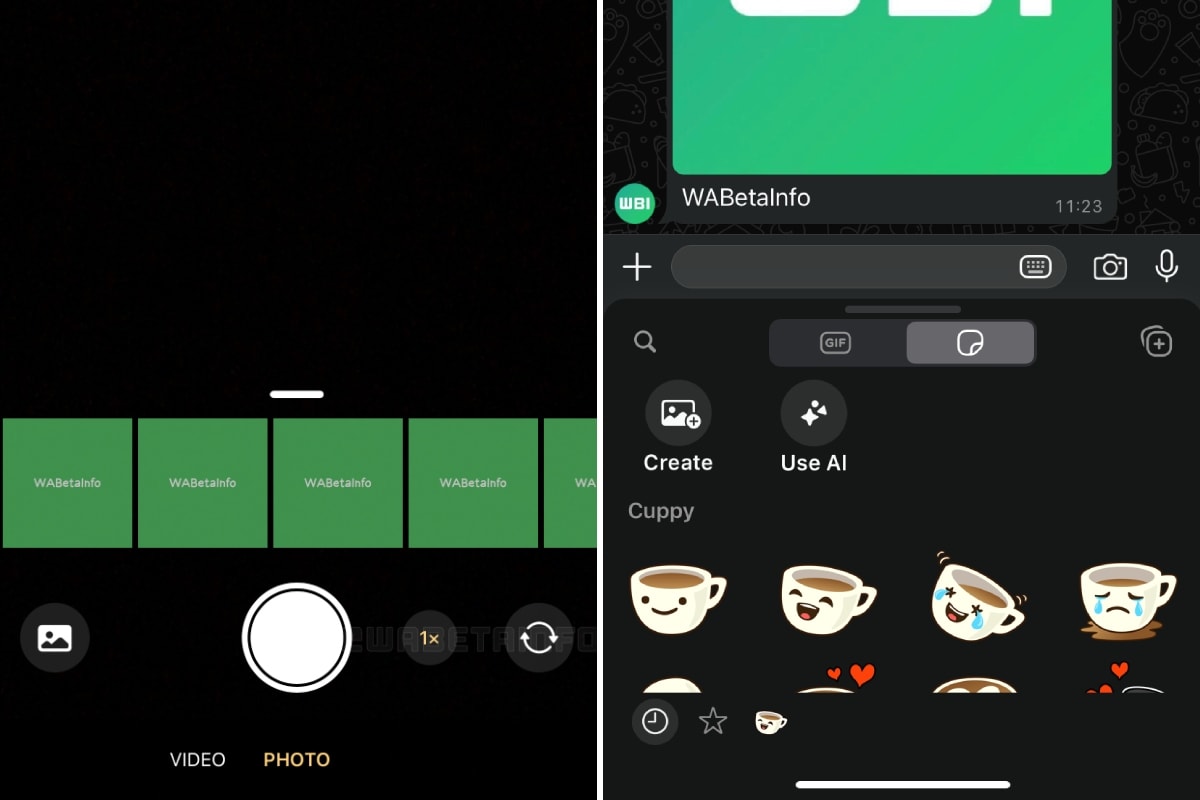 WhatsApp Begins Testing Camera Zoom Control Feature, Sticker Creation Shortcuts