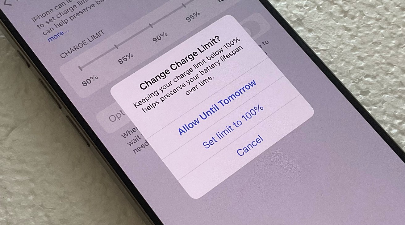 iOS 18 adds new charging options to save iPhone battery life