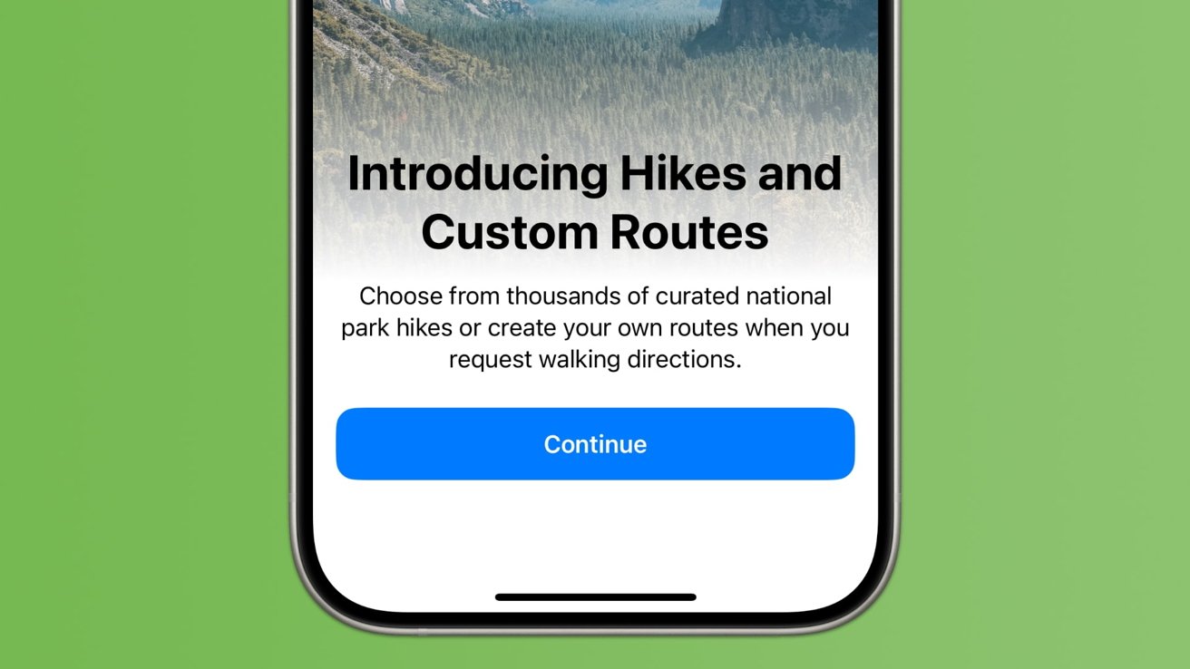 How to plan hikes in Apple Maps with iOS 18