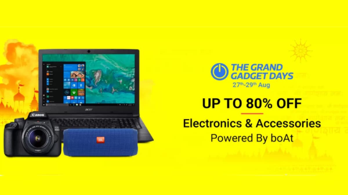 Flipkart Grand Gadget Days Offers Laptops From Rs. 18,990, Tablets From Rs. 3,999, More