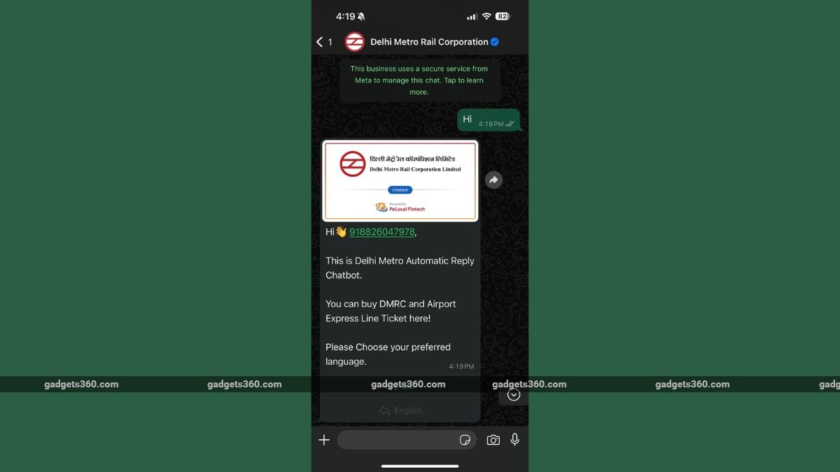 WhatsApp Announces Metro Card Recharge Facility Via Chatbot Across Delhi-NCR