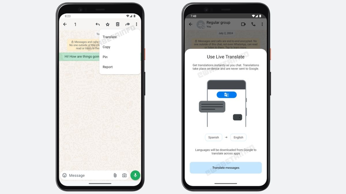 WhatsApp for Android Reportedly Testing Translation Feature for Messages Using Google’s Technology