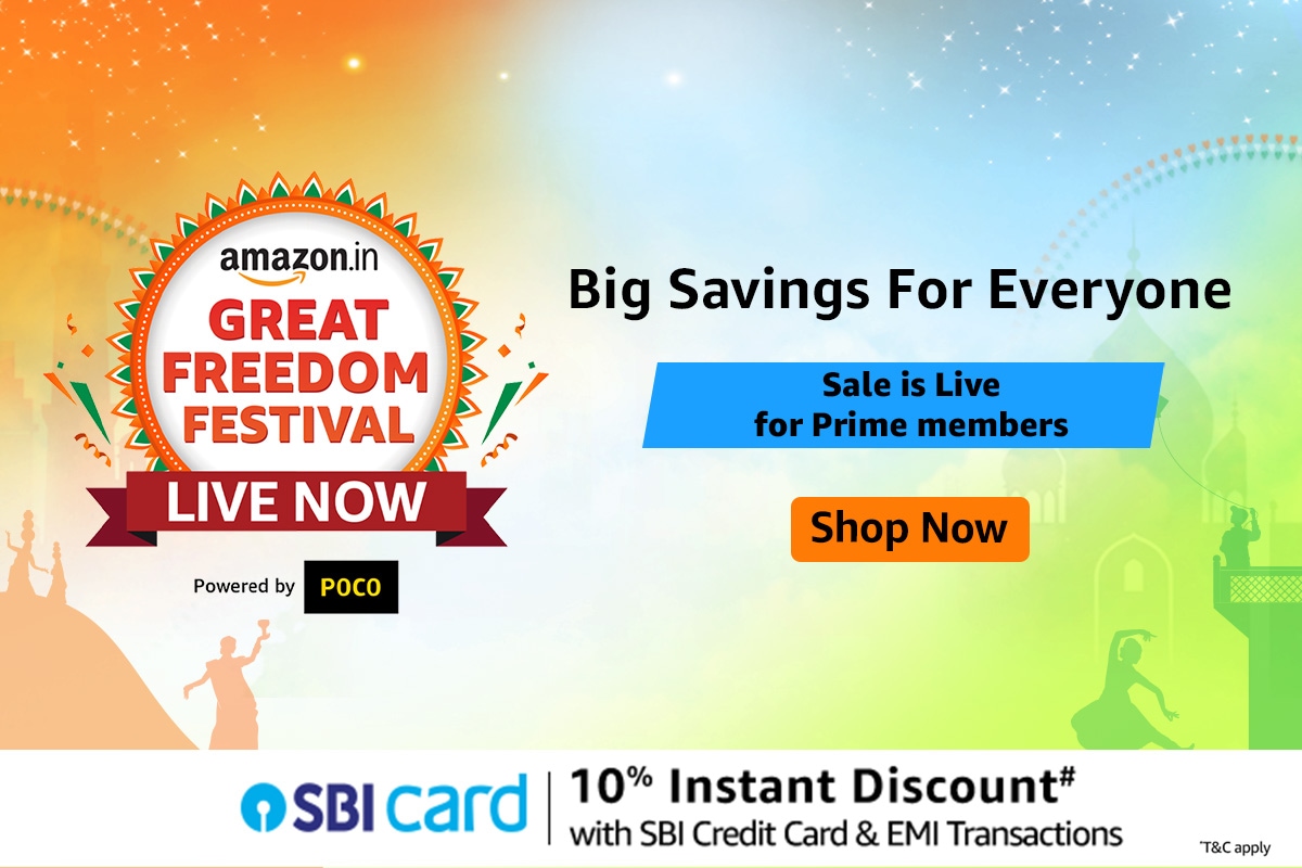 Amazon Great Freedom Festival 2024 Sale Live Updates: Best Offers on Day 1