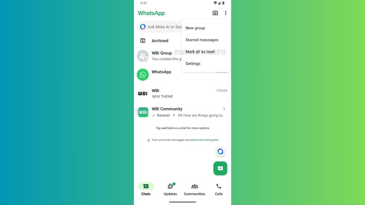 WhatsApp for Android Reportedly Testing New Shortcut to Mark All Chats as ‘Read’ At Once