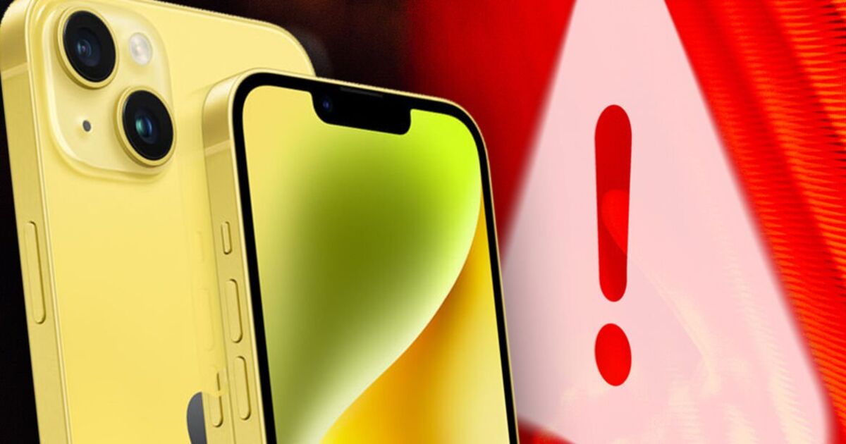 UK iPhone users placed on red alert and ignoring latest warning could