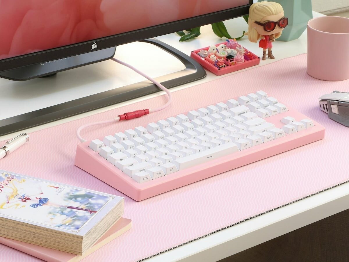 Drop CSTM80 Soft Pink Decorative Case for keyboards