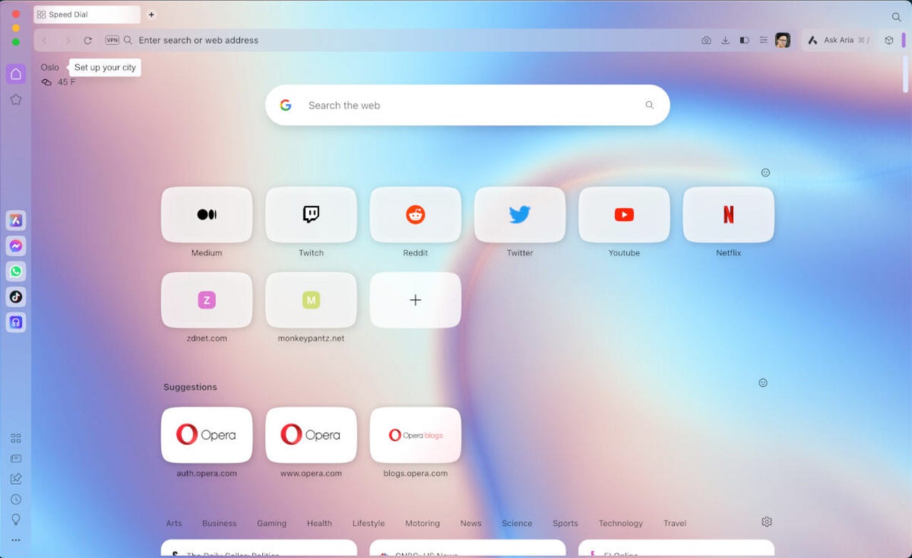 Opera delivers a browser so dynamic it’ll make your friends on Chrome jealous