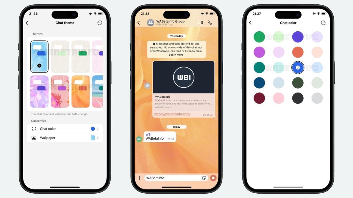 WhatsApp for iOS Reportedly Rolling Out Chat Theme Feature With Options for Chat Colour, Wallpapers