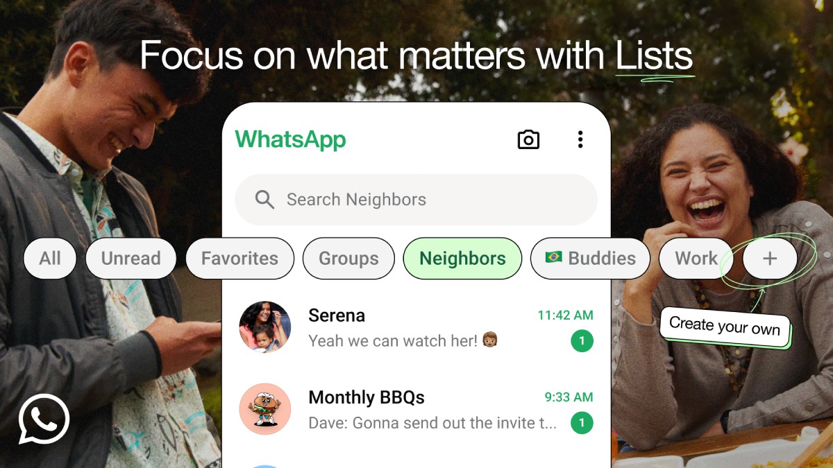 WhatsApp Rolling Out Custom Lists Feature to All Users Globally