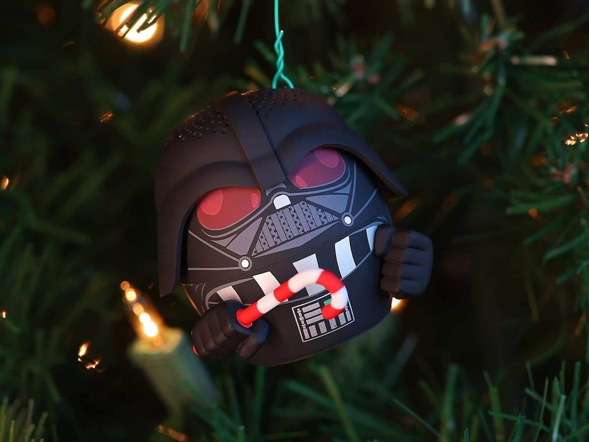 A mini Darth Vader holiday speaker