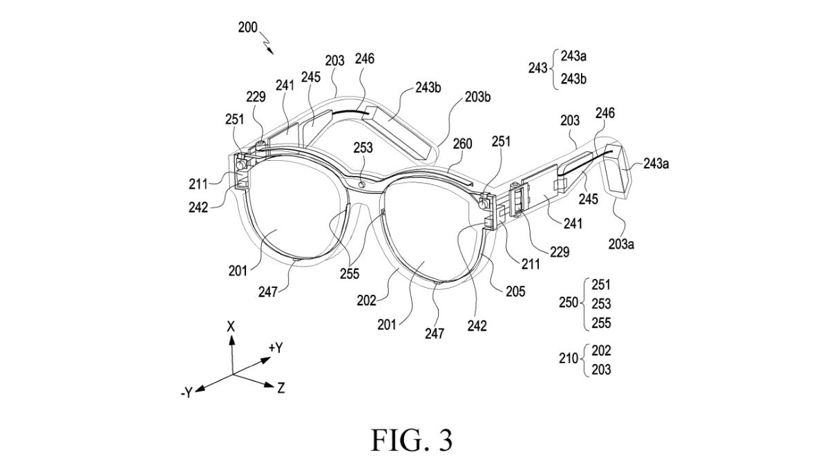 Samsung Files Patent for Smart Glasses With AI Hardware and Speaker Protected from Magnetic Interference