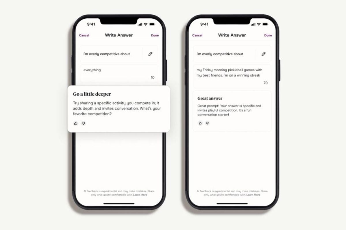 Hinge Introduces AI-Powered Prompt Feedback to Help Users Improve Dating Profiles